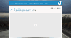 Desktop Screenshot of pneusalignementlaval.com